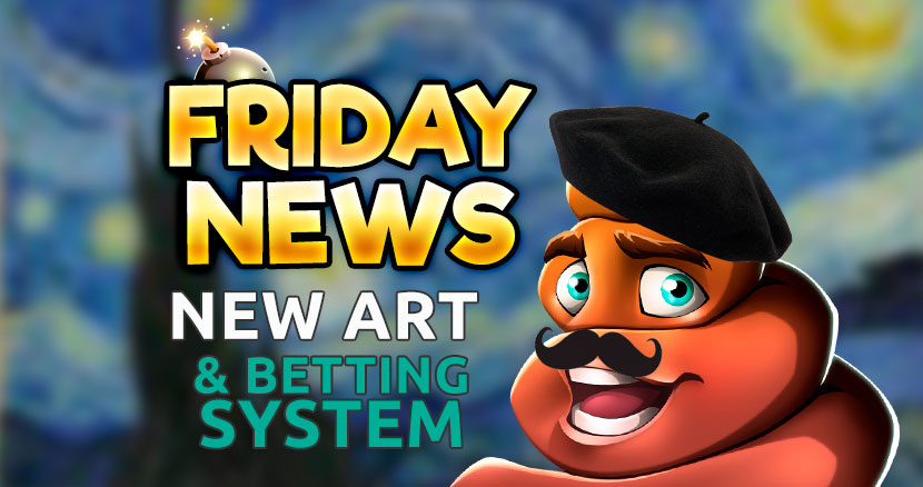 FRIDAY NeWs - new betting system and art
